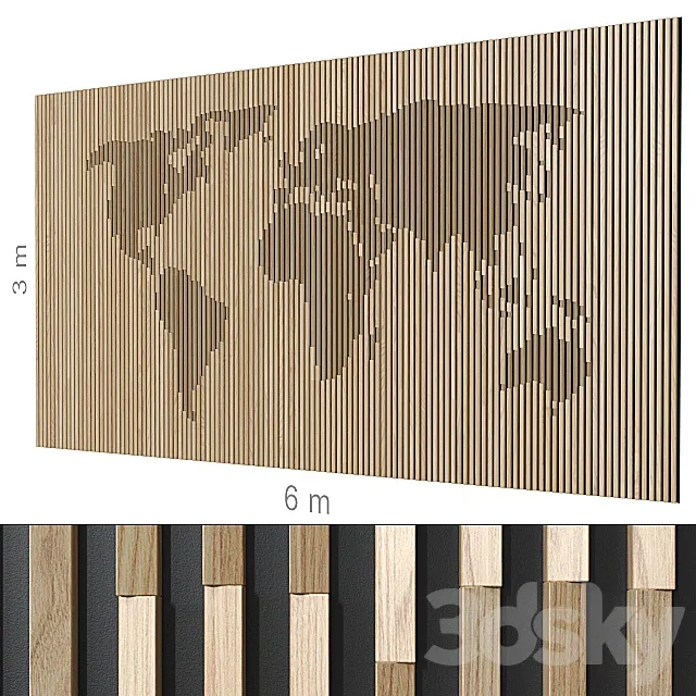 Decorative wall 233. 3DModel Decorative wall 233. 3DModel