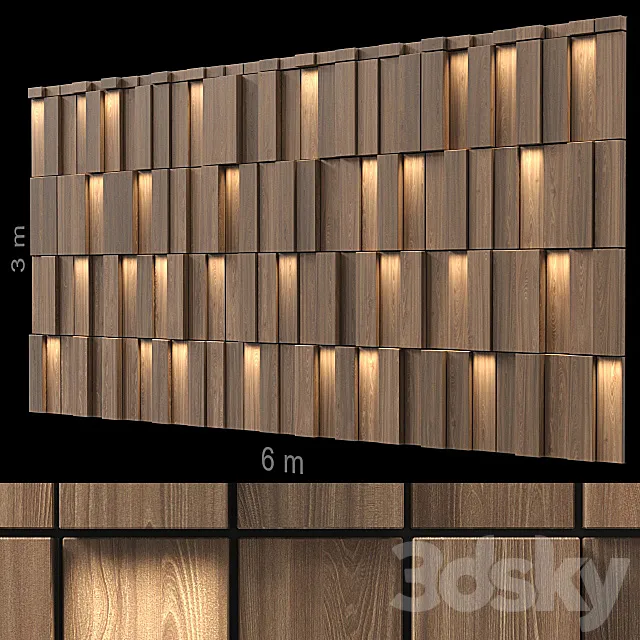 Decorative wall 245. 3D Model Decorative wall 245. 3D Model