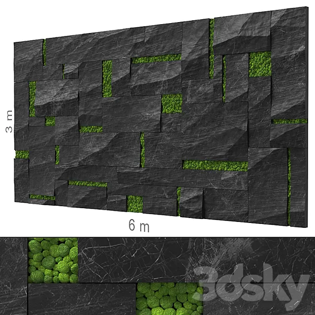 Decorative wall 250. 3DModel Decorative wall 250. 3DModel