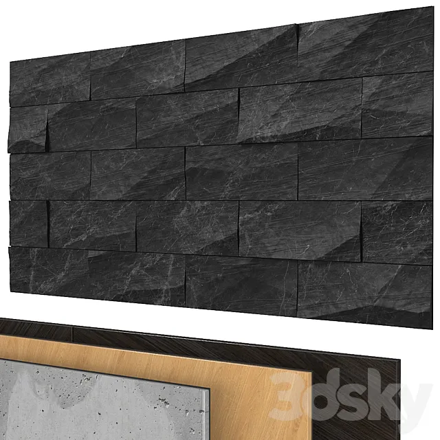 Decorative wall 278. 3DModel