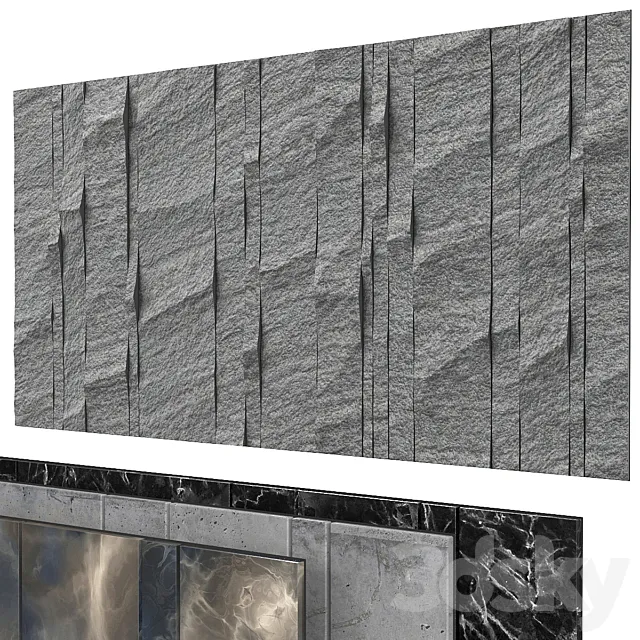 Decorative wall 279. 3DModel