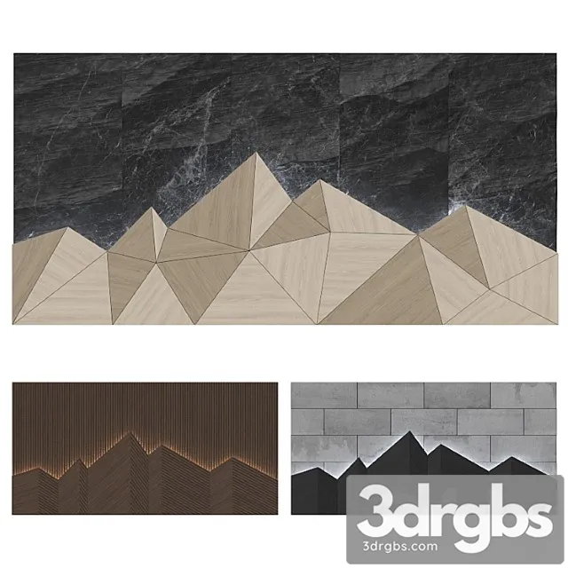 Decorative wall 286. 3D Model Download Decorative wall 286. 3D Model Download