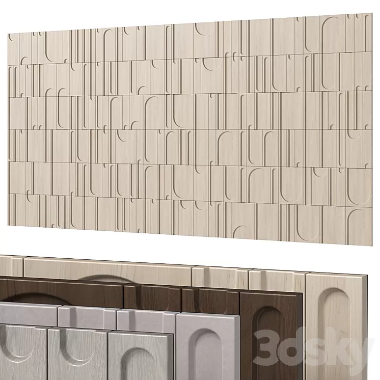 Decorative wall 309 3D Model Free Download Decorative wall 309 3D Model Free Download