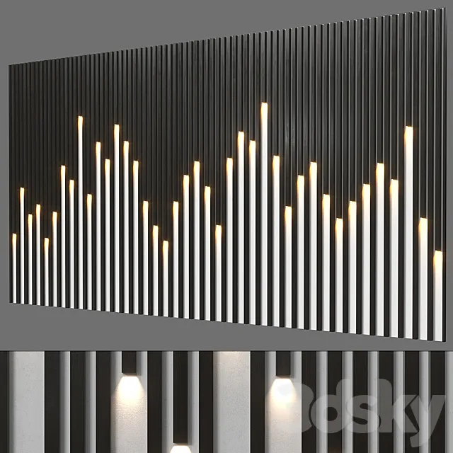 Decorative wall 3D Model