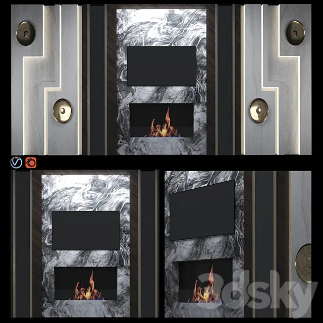 Decorative Wall 3D Model