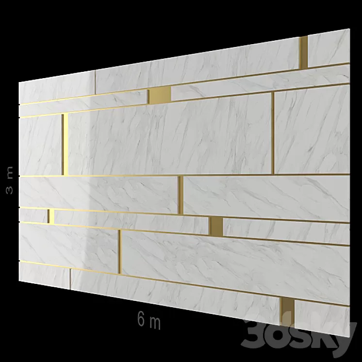 Decorative wall 54. 3D Model Decorative wall 54. 3D Model
