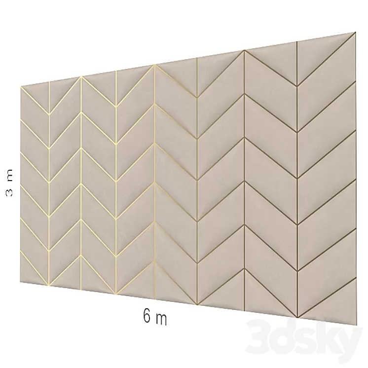 Decorative wall 66. 3D Model Decorative wall 66. 3D Model