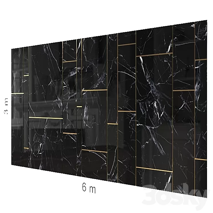 Decorative wall 68. 3D Model Decorative wall 68. 3D Model