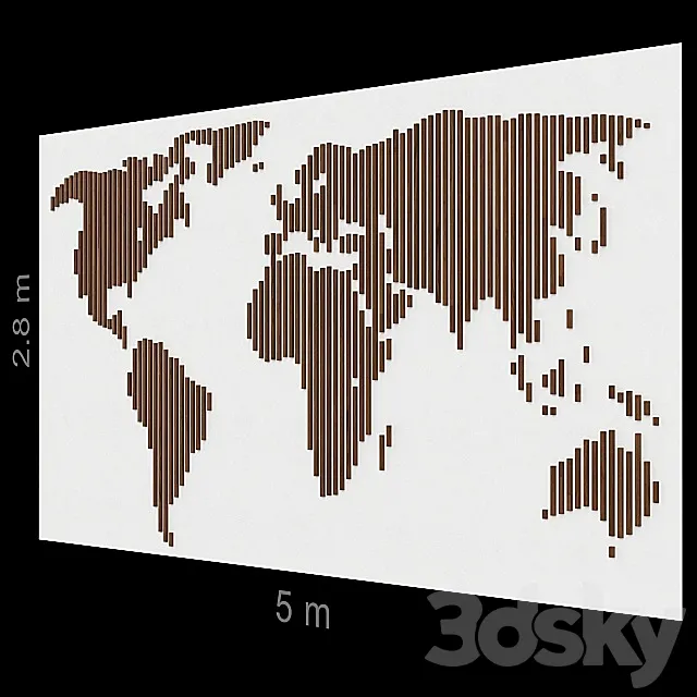 Decorative wall 7. 3DModel Decorative wall 7. 3DModel