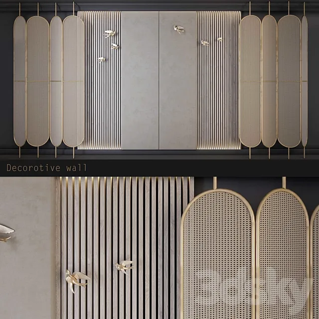 Decorative wall 7 – shirma 3D Model Decorative wall 7 – shirma 3D Model