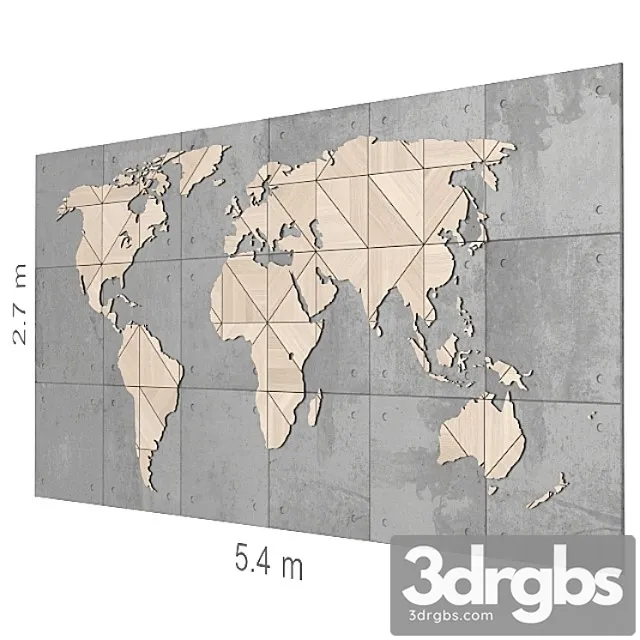 Decorative wall 72. 3D Model Download Decorative wall 72. 3D Model Download