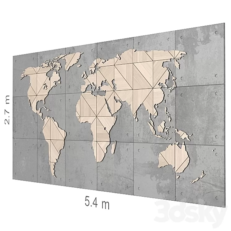 Decorative wall 72. 3D Model Decorative wall 72. 3D Model