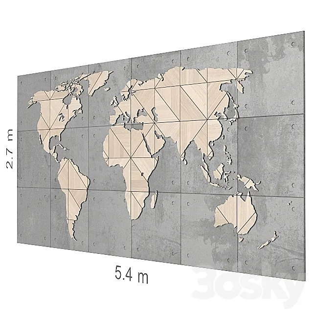 Decorative wall 72. 3DModel Decorative wall 72. 3DModel