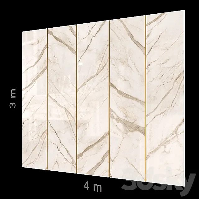 Decorative wall 75. 3D Model Decorative wall 75. 3D Model