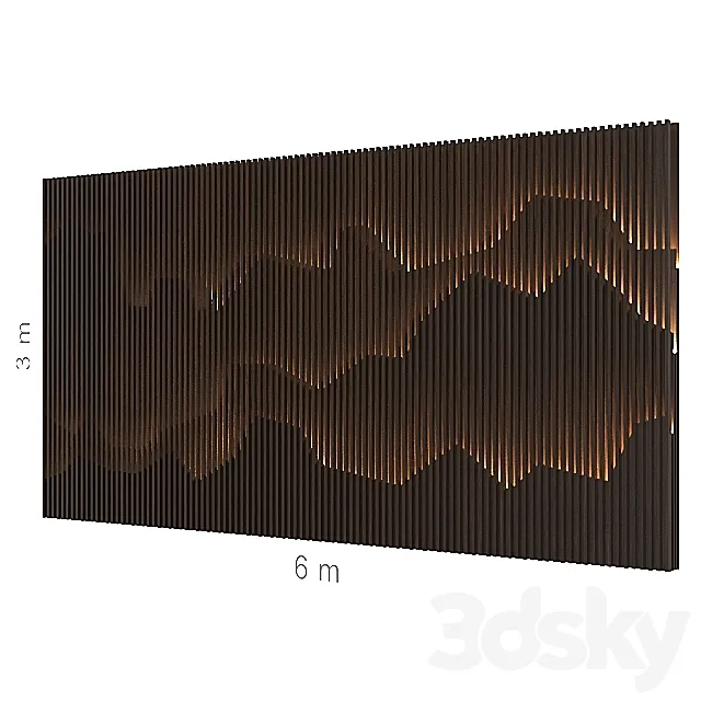 Decorative wall 78. 3D Model Decorative wall 78. 3D Model
