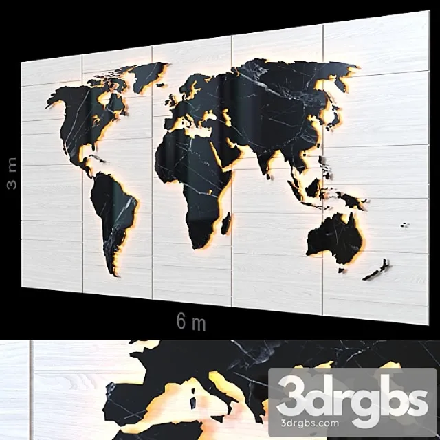 Decorative wall 89. 3D Model Download Decorative wall 89. 3D Model Download