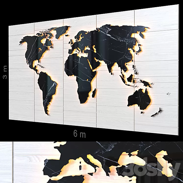 Decorative wall 89. 3D Model Decorative wall 89. 3D Model