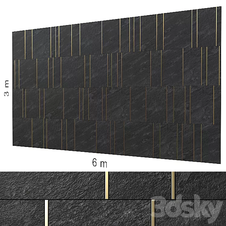 Decorative wall 91. 3D Model Decorative wall 91. 3D Model