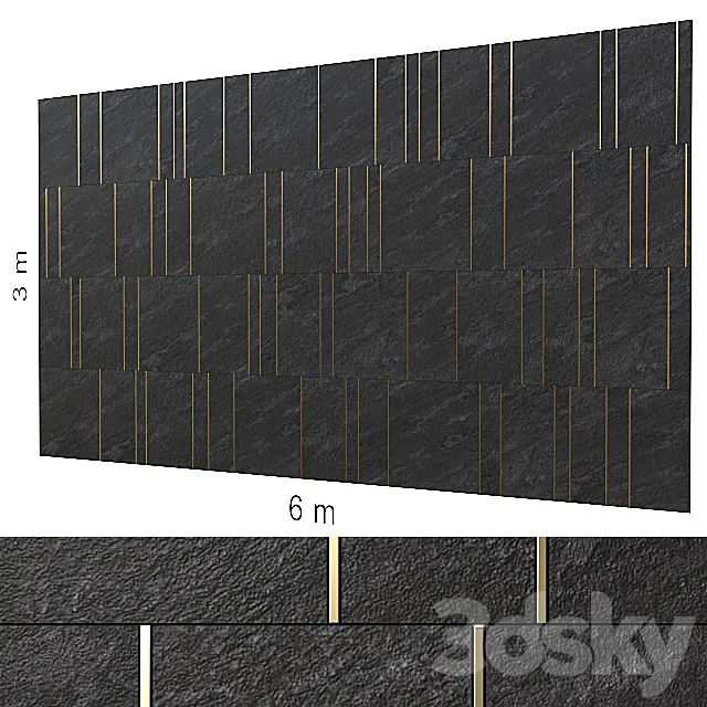 Decorative wall 91. 3DModel Decorative wall 91. 3DModel