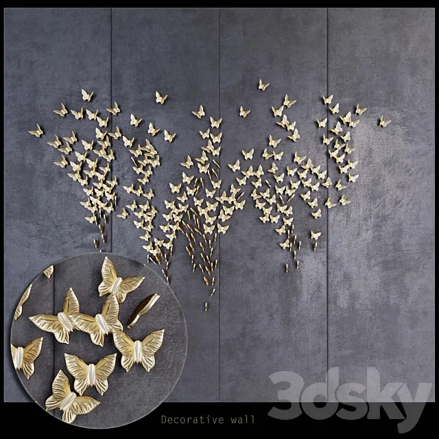 Decorative wall _ PN23 3D Model Decorative wall _ PN23 3D Model
