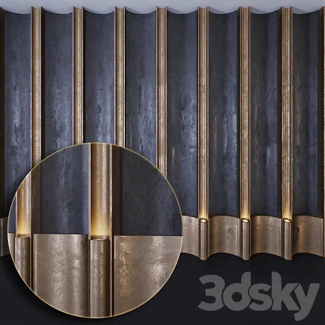 Decorative wall _ PN6 3D Model Decorative wall _ PN6 3D Model