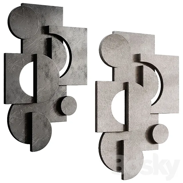 Decorative Wall Art 3D Model Decorative Wall Art 3D Model