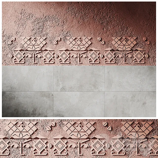 Decorative wall ART WALL 28 3D Model