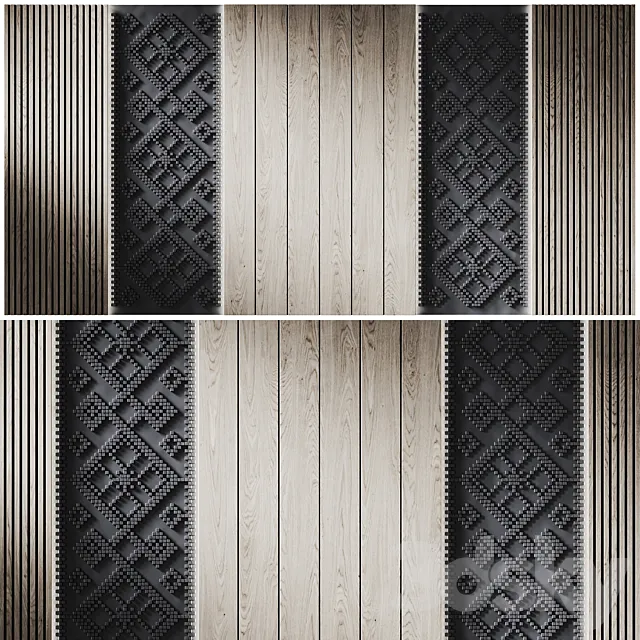 Decorative wall ART WALL 29 3D Model