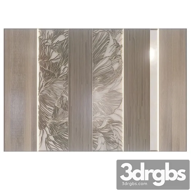 Decorative Wall FI 02 3D Model Download