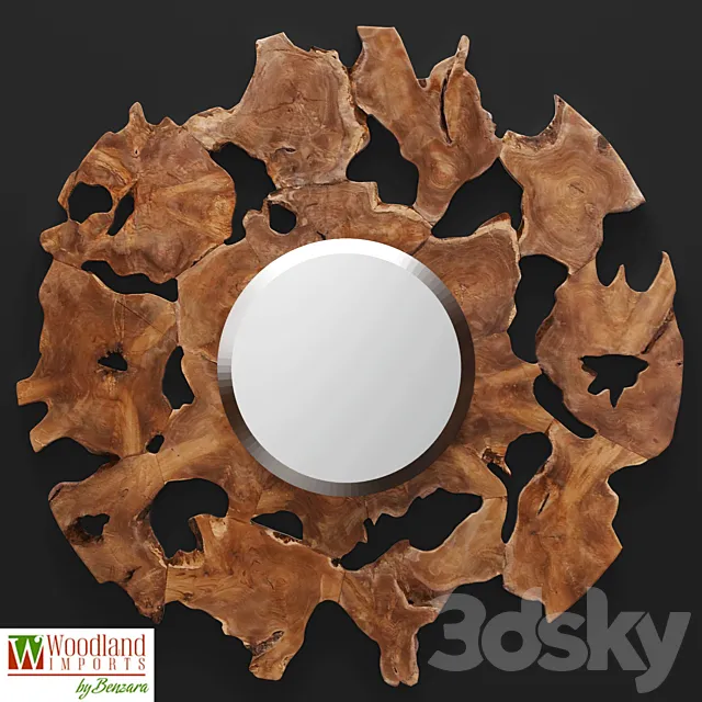 Decorative Wall Mirror 3DModel