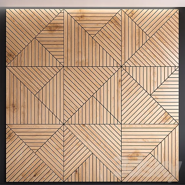 Decorative Wall Panel 02 3D Model Decorative Wall Panel 02 3D Model