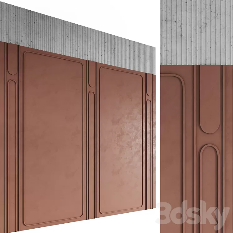 Decorative wall panel ?13 3D Model Decorative wall panel ?13 3D Model