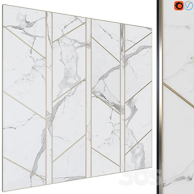 Decorative wall panel 18 3D Model Decorative wall panel 18 3D Model