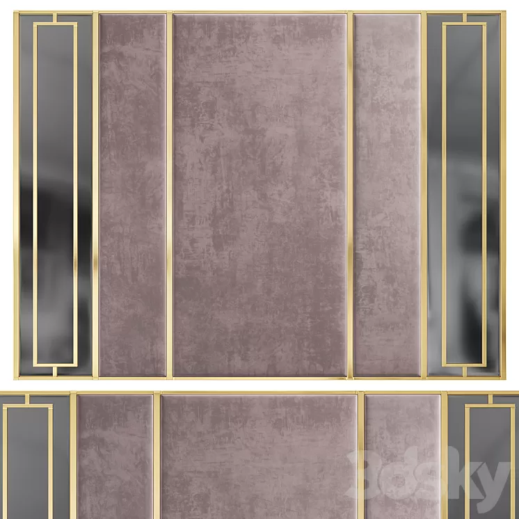 Decorative wall panel №21 3D Model Free Download