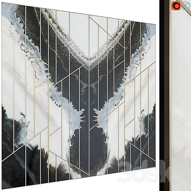 Decorative wall panel 26 3DModel