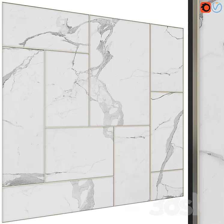 Decorative wall panel 32 3D Model Decorative wall panel 32 3D Model