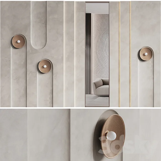 Decorative wall panel 3D Model Decorative wall panel 3D Model