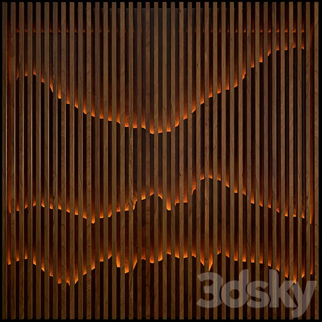 Decorative wall panel 3D Model Decorative wall panel 3D Model