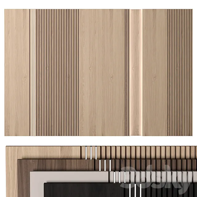 Decorative Wall Panel 3D Model Decorative Wall Panel 3D Model