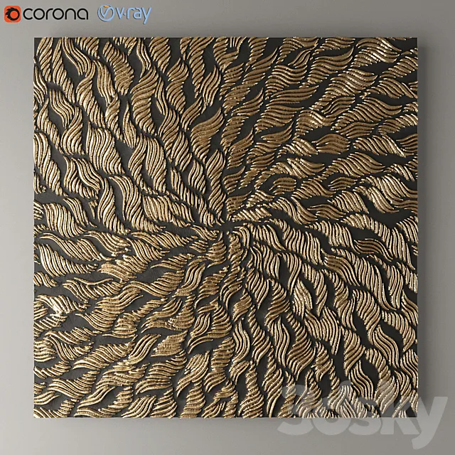 Decorative wall panel 3DModel Decorative wall panel 3DModel