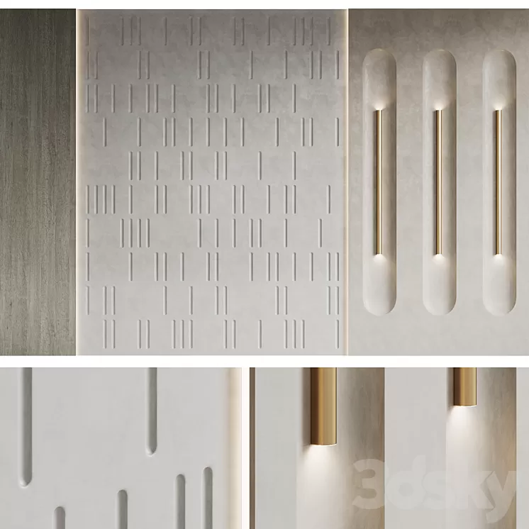 Decorative wall panel 4 3D Model Free Download Decorative wall panel 4 3D Model Free Download