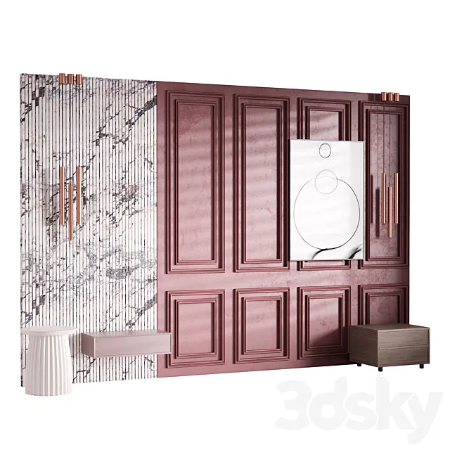 Decorative Wall panel 40 3D Model