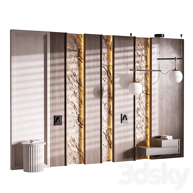 Decorative Wall panel 52 3D Model