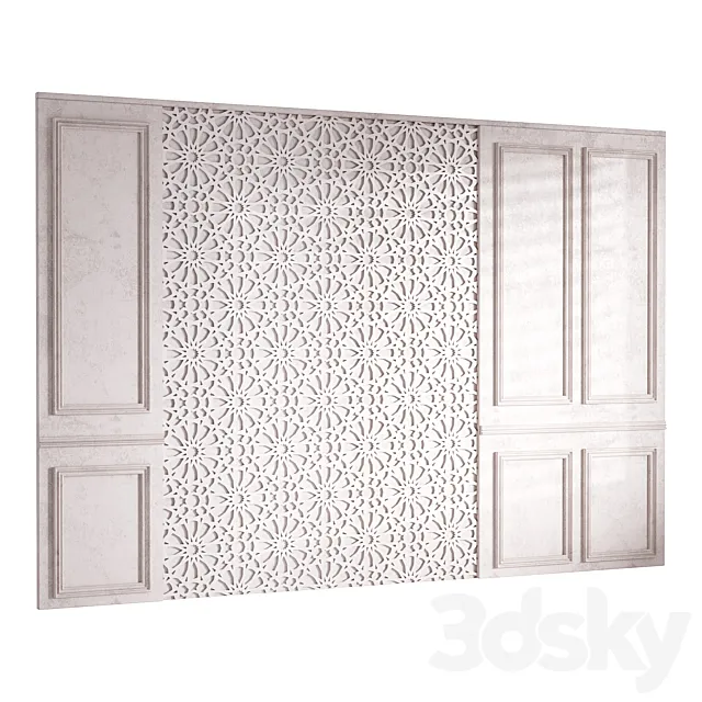 Decorative Wall panel 59 3D Model