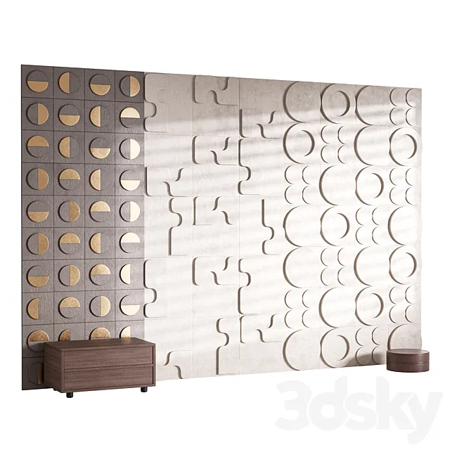 Decorative Wall panel 64 3D Model