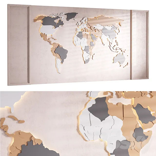 Decorative Wall panel 73 3D Model