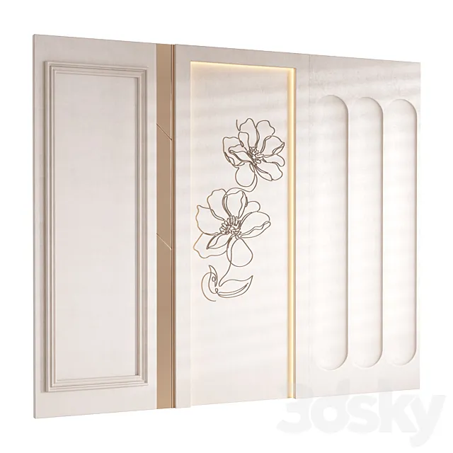 Decorative Wall panel 74 3D Model