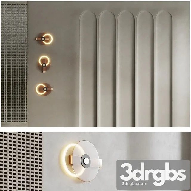 Decorative wall panel coliseum (3 panels) 3D Model Download Decorative wall panel coliseum (3 panels) 3D Model Download