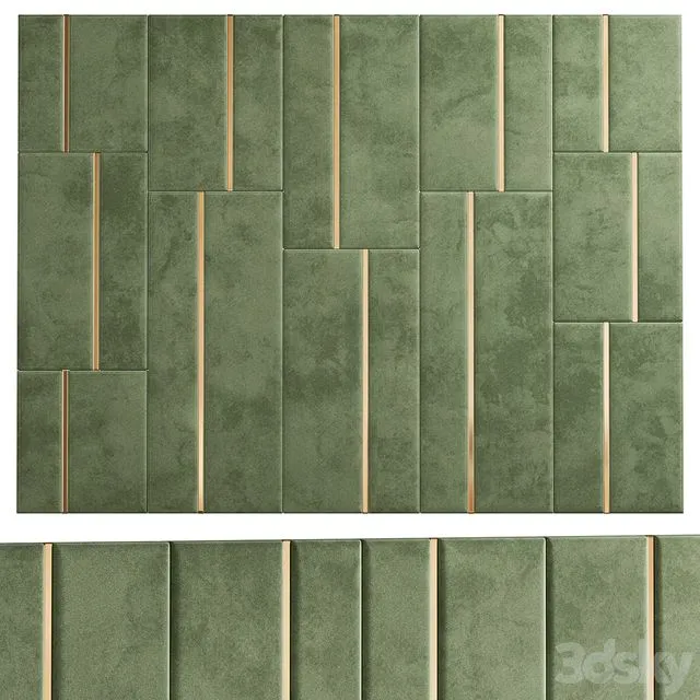 Decorative wall panel №12 3D Model