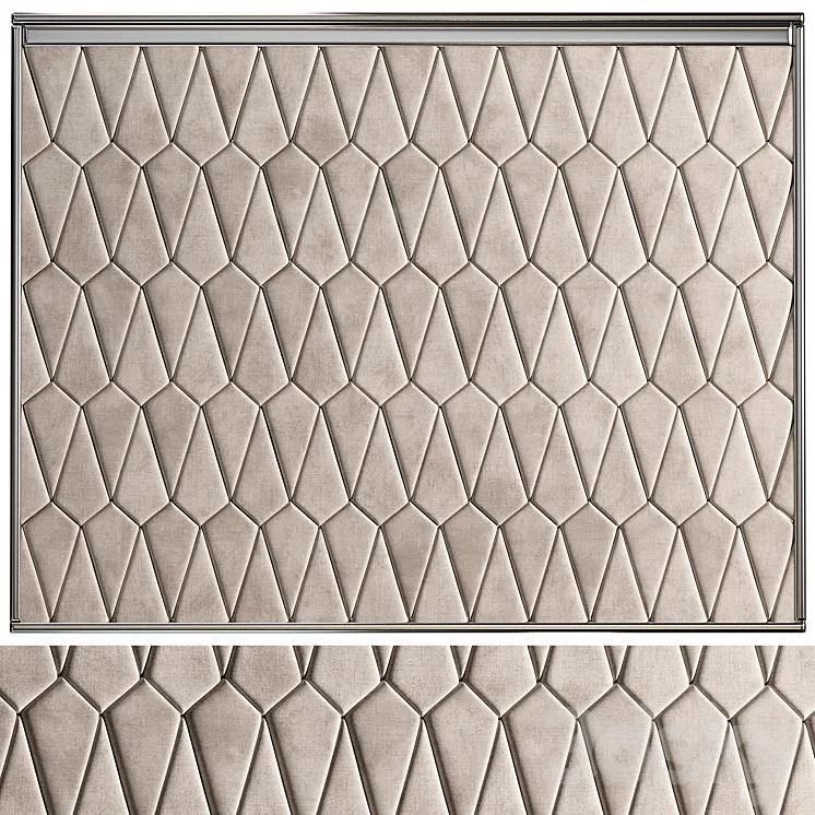 Decorative wall panel №6 3D Model Free Download